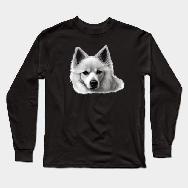 American Eskimo Dog Long Sleeve T-Shirt by KayBee Gift Shop